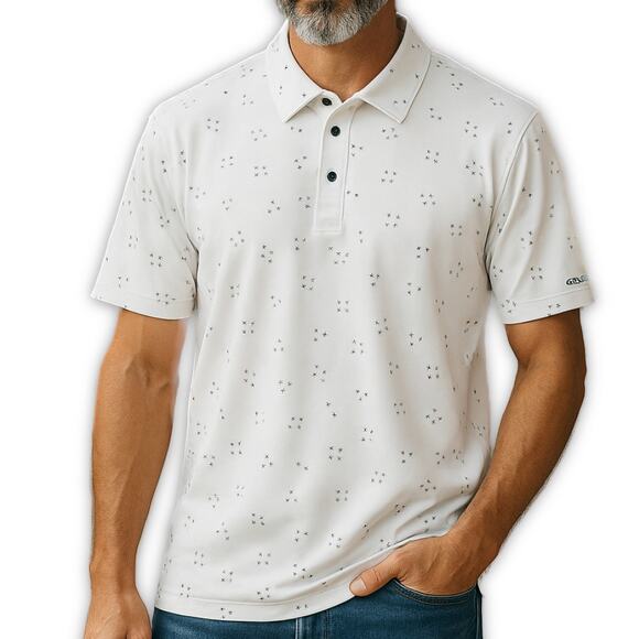 FootJoy Golf Polo Bird Print Performance Top Size 2XL - Picture 13 of 13